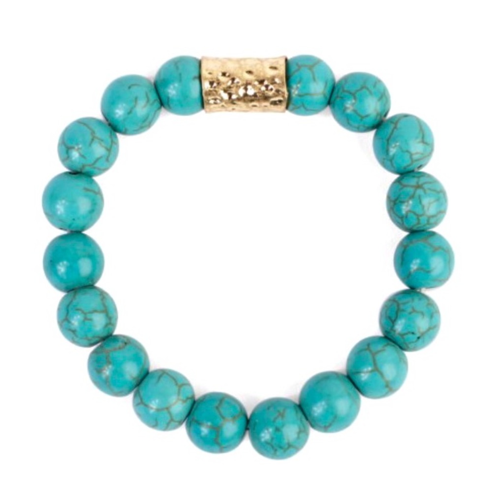Turquoise natural stone bracelet
